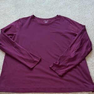 Lands End long sleeve supima cotton shirt